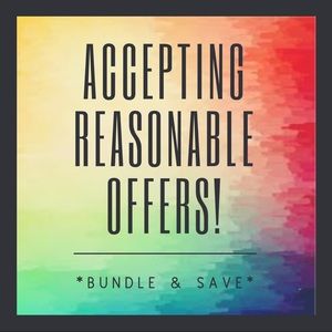 All Reasonable Offers Accepted!
